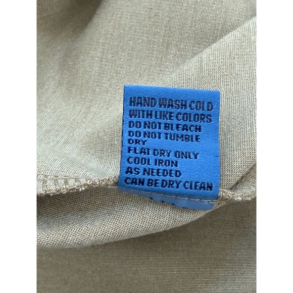 J. Mclaughlin Tan Deanne Straight Leg Split Leg Hem Pants 14 Quiet Luxury Office - Picture 7 of 10